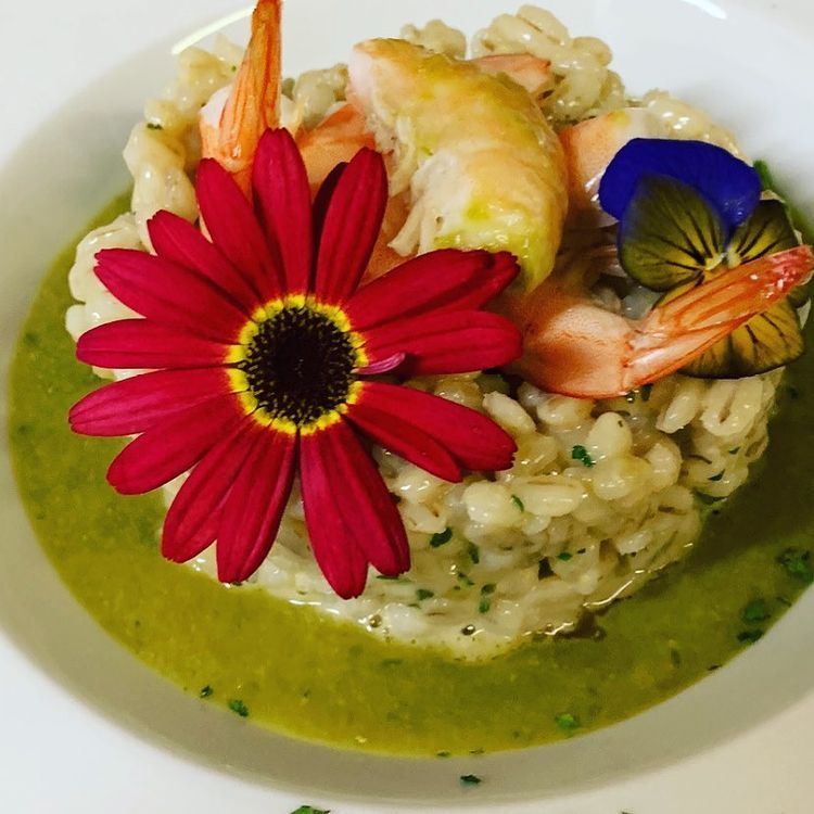 Risotto con gamberi